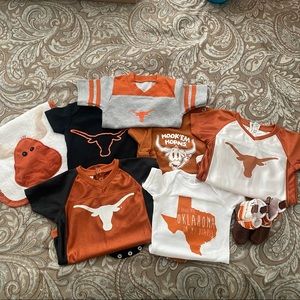 Lot of University of Texas Longhorns Baby Items